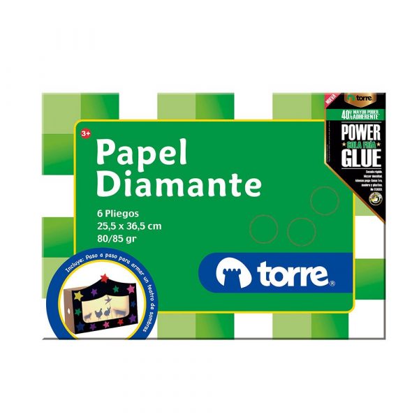 Bolson Papel Diamante 6 Pliegos Torre.