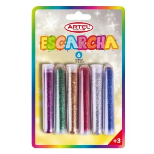 Blister Escarcha 6 Colores ARTEL
